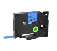 PrecisGear 1pcs 6mm 231 Cinta de Etiqueta Compatible con el Fabricante de Etiquetas para TZ TZE 131 231 431 531 631 731 Reemplazo de terceros Fit(Black on Blue)