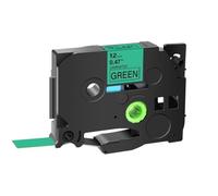 PrecisGear 1pcs 6mm 231 Cinta de Etiqueta Compatible con el Fabricante de Etiquetas para TZ TZE 131 231 431 531 631 731 Reemplazo de terceros Fit(Black on Green)
