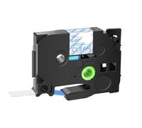 PrecisGear 1pcs 6mm 231 Cinta de Etiqueta Compatible con el Fabricante de Etiquetas para TZ TZE 131 231 431 531 631 731 Reemplazo de terceros Fit(Blue on Clear)