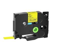 PrecisGear 1pcs 6mm 231 Cinta de Etiqueta Compatible con el Fabricante de Etiquetas para TZ TZE 131 231 431 531 631 731 Reemplazo de terceros Fit(Black on Yellow)