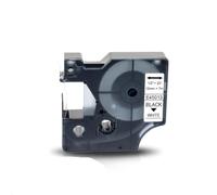 PrecisGear 6/9/12mm Cinta de Etiqueta 45013 40913 43613 45018 Compatible con LabelManager 160 280 de impresoras de LabelPoint 100(1PK Black on White)