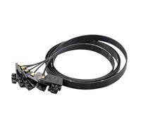 PrecisGear Amortiguador de Tinta para DTF Eco-Solvent PrintThead 10 20 100 50 PCS Compatible con L1800 L805 1390 DX5 1900 2000 L800 2400 R230 R330(2m-Black)