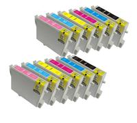 PrecisGear Cartucho de Tinta T0481 T0486 Compatible con Stylus Photo R200 R220 R300 R300M R320 R340 RX500 RX600 RX620 RX640(2 Sets)