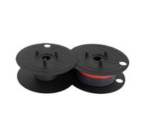 PrecisGear Cinta de calculadora de Doble Carrete GR24 Compatible con NuKote BR80c Dataproducts R3027 Porelon 11216 EL 1197 P III Negro/Rojo(24PK Black Red GR24)