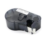 PrecisGear Cinta de Cartucho MC1-1000-595 Compatible con Cinta de Etiquetas Negro sobre Amarillo Rojo con Chip BMP-41 BMP-51 BMP-53 25,4 mm(MC-1000-595-RD-BK)