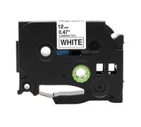 PrecisGear Cinta laminada de Casete de Cinta de Etiquetas Compatible con 12 mm for Impresora de Etiquetas 210 y 220(18mm)