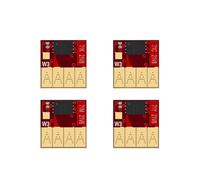 PrecisGear Compatible con DesignJet T120 T520 T125 T130 T525 T530 Impresoras 711 711xl de Auto Restablecimiento de Cartucho Chip Chip Permanente para Parte(1PCs - M (Magente))