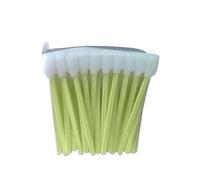 PrecisGear Hisopo de Limpieza con Esponja solvente, Barras de Espuma for Eliminar el Polvo de tóner de Tinta, Cabezales de impresión DTF compatibles con Varios(50pcs Green)