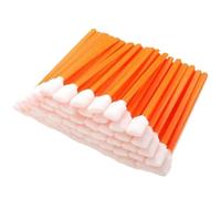 PrecisGear Hisopo de Limpieza con Esponja solvente, Barras de Espuma for Eliminar el Polvo de tóner de Tinta, Cabezales de impresión DTF compatibles con Varios(50pcs Orange)