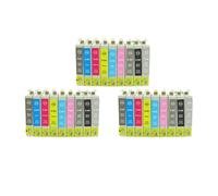 PrecisGear Ink Cartridges Compatible with Stylus Photo R2400 T0591 T0592 T0593 T0594 T0595 T0596 T0597 T0598 T0599 Color Printing(3 Sets)