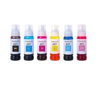 PrecisGear Water Based Bulk Ink Refill Compatible with 056 057 Ink For Inkjet Printers L8050 L18050(1Set)