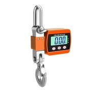 Precisión 0,05 kg LCD Pantalla de vista completa Escala de grúa electrónica Pantalla digital Escala de gancho Múltiples funciones(Orange,500kg)
