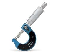 Precision 0 - 25 mm - Micrómetro exterior | Caliper mecánico de graduación de 0,01 mm con puntas de carburo y parada de trinquete - Herramienta profesional de medición de dimensiones externas