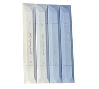 Precision Adhesive Roller - 4 Pack Double Sided Craft Applicator for School Projects | Smooth Transfer Strip Mechanism with Compact Refillable Design & Clean Bonding Action for Scrapbooking Photo