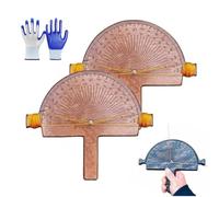 Precision Angle Finder,Handcrafted Birch Wood Degree Tool,Custom Angles Accurate Degree Tool,Engraved Protractor for Welding Carpentry DIY Projects,Builders Welder Measuring Instrument(2 Pcs)