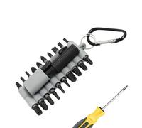 Precision Bit Kit - 22 Piece Set, Magnetic Driver Tips with Organized Case, Chrome Vanadium Steel Tools, Multi Function Repair Gear, for Electronics Maintenance Home Fixing Construction Projects