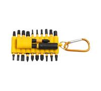 Precision Bit Set Kit - 22 Piece Screwdriver Bits, Portable Driver Bits for Electronics Repair Use, Multi Tool Repair Set for Car Home Garage Maintenance, Compact Tool Kit for everyday fix use