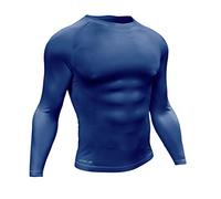 Precision Camiseta de Manga Larga Unisex con Capa Base, Color Azul Marino, Talla M