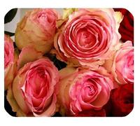 (Precisión Cosida) Amazing Beautiful Rose Customized Durable Home and Office Mouse Pad