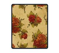 (Precisión Cosida) Durable Vintage Rose Custom Impreso Venta Mouse Pad Antideslizante Rubber Gaming Oficina Mousepad para Hombres y Mujeres