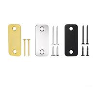 Precision CrFor afted MetFor al Door PlFor ate for For accurate For accurate Fit Over Common Door Edge Cutouts (2*gold)