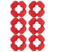 Precision Deck Spacer, Multi-Size Gap Tool, Composite Board Alignment Aid, Six-Piece Farm Garage Lawn Fixture, Basement Garden Construction Supply, Building Gear for Park, Toolhouse, 10x10x2cm