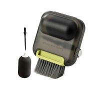 Precision Device Sanitizing Set - Portable Keyboard Dust Remover for Digital Accessories | Multi Tool Brush System with Screen Wipe Solution & Compact Storage Case for Laptop Tablet Headphone Monitor