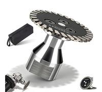 Precision Diamond Carving Wheel (40mm/50mm), High-Density Diamond Blade for Angle Grinder, Wet & Dry Use Metal Cutting Saw with Removable Flange, for Granite, Marble, Ceramic (1.57")