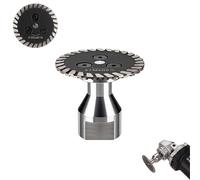 Precision Diamond Carving Wheel 40mm/50mm, High-Density Diamond Blade for Angle Grinder with Removable Flange, Wet/Dry Dual-Use Cutting for Granite, Marble, and Tile Engraving (50mm (1.97"))