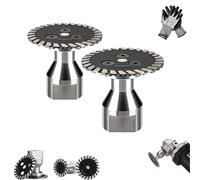 Precision Diamond Carving Wheel 40mm/50mm, High-Density Multi-Purpose Diamond & Tile Saw Blades, Wet & Dry Use Metal Cutting Saw, for Granite, Marble, Ceramic, Porcelain, Tile (1.57"+1.57")