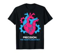 Precisión: El diseño arquitectónico del corazón - Anatomy Art Camiseta