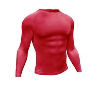 Precision Essential Baselayer Long Sleeve Shirt Adult Large 42-44" Red Large 42-