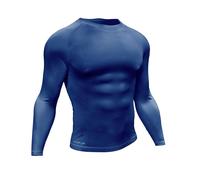 Precision Camiseta Capa Base de Manga Larga Unisex Azul Marino Talla M