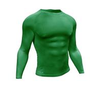 Precision Essential Baselayer Long Sleeve Shirt Adult Small 34-36" Green Small 3
