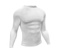 Precision Essential Baselayer Long Sleeve Shirt Adult XLarge 46-48" White XLarge