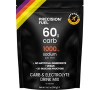 Precision Fuel Carb and Electrolyte Powder Mix - Bebida energética de alto rendimiento, 60 g de carbohidratos y 1000 mg de sodio por litro - para entrenamientos intensos y deportes (paquete de 1)