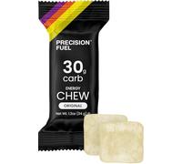 Precision Fuel PF 30 Energy Chews - Carbohidratos energéticos para deportes de resistencia, ligeros y portátiles, 30 g de carbohidratos - Ideales para carreras largas - Sabor original (4 x 34 chews)