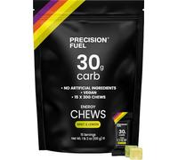 Precision Fuel PF30 Energy Chews - Carbohidratos energéticos para deportes de resistencia, ligeros y portátiles, 30 g de carbohidratos - Ideales para carreras largas - Menta y Limón (15 x 34 chews)
