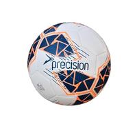 Precision Fusion - Mini balón de fútbol de Alto Rendimiento, Duradero, TPU Cosido a máquina, Forro EVA de 2 mm, Ligero, 160 g, Color Blanco, tamaño Oficial de la Pelota 1