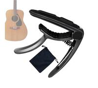 Precision Guitar Capo, Electric Guitar Capo, 4.72x3.94x0.79 inches Professional String Clip, Lightweight Quick Change, Compact Instrument Clamp for Stage Performance, Live Concert