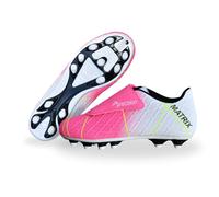 Precision Matrix Junior Football Boots FG J12 Fuchsia/White/Lime J12 Fuchsia/Whi