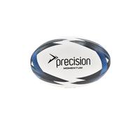 Precision Momentum Rugby Training Ball 4 White/Black/Blue 4 White/Black/Blue