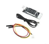 Precisión para controlador de ventilador PWM para ventiladores de refrigeración de 4 cables, entrada de 12 V, pantalla digital, monitoreo de temperatura, funcionamiento CC 8-16 V