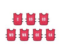 Precision - Peto de Entrenamiento de Malla Netball para Niños/Niñas - Pack de