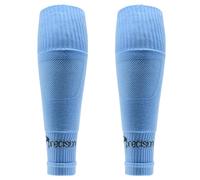 Precision Training Calcetines de fútbol para hombre, lisos, sin pies, color azul, talla 7-12, azul, 7-12