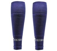 Precision Plain Pro Footless Sleeve Socks Junior Calcetines de fútbol, Azul Marino, 12 Child UK-6 UK Unisex niños