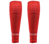 Precision Plain Pro Footless Sleeve Socks Junior Calcetines de fútbol, Rojo, J12-6 Unisex niños