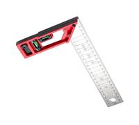 Precision Right Angle Ruler | 1 Multi-function Rights Angle Measuring Rulers | 90 Degree Woodworking Square | For Furniture Cabinets Cupboard Closet Wardrobe Chair Table Construction