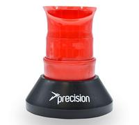 Precision Rugby - Camiseta telescópica para Patadas, Altura Ajustable de 8 a 14 cm, Base Estable y Resistente, ángulos de Patada Bajos, Medios y Altos, Color Negro y Rojo