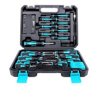 Precision Screwdriver Set - Chromium Vanadium Steel, 43 Piece Magnetic Repair Tools, Multi Bits Ratchet Screwdriver Kit | Hand Tool Set For PC, TV, Car, Watch, Phone, Laptop, Glasses, Furniture, Garag